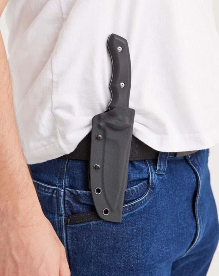 FACA COM BAINHA DE KYDEX RIDGE PRETO - Imagem 9