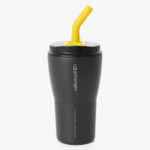COPO TUMBLER GALAPAGOS HURRICANE PRETO E AMARELO 413ML