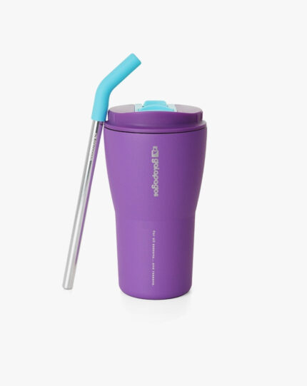 COPO TUMBLER GALAPAGOS HURRICANE ROXO E TURQUESA 413ML