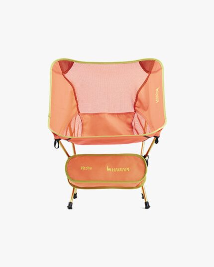 Cadeira Moon Chair Alumínio Picchu Ultraleve Laranja e Verde Limão Hawapi