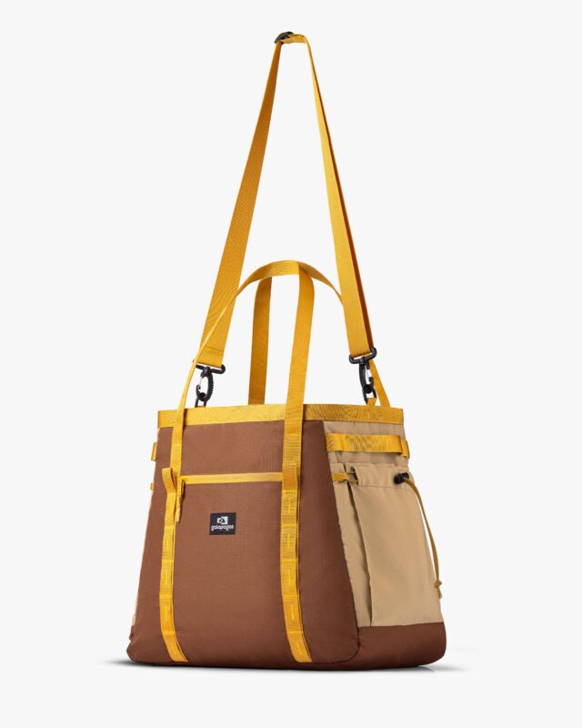BOLSA TOTE GALAPAGOS ALL IN 2.0 MARROM E BEGE