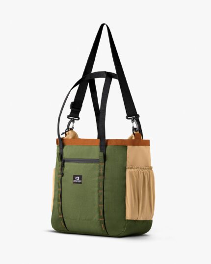 BOLSA TOTE GALAPAGOS ALL IN DAILY VERDE E CAQUI
