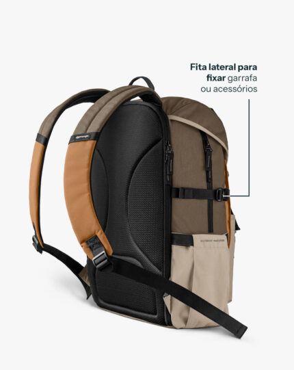 MOCHILA PELICAN 2.0 GALAPAGOS 30L MARROM CARAMELO E CAQUI