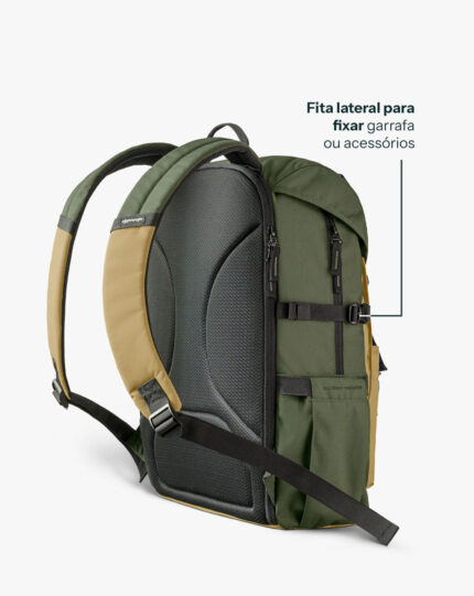 MOCHILA PELICAN 2.0 GALAPAGOS 30L OCRE E VERDE MILITAR