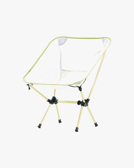 Cadeira Moon Chair Alumínio Picchu Ultraleve Marfim e Verde Limão Hawapi