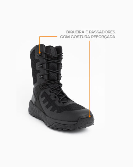 BOTA INVICTUS ARION 8" PRETO 45