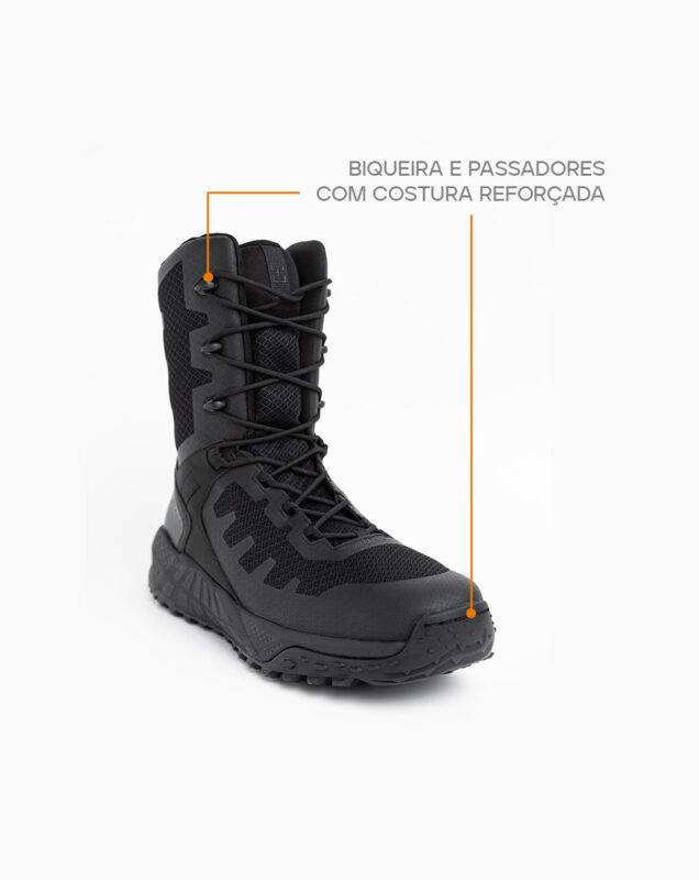 BOTA INVICTUS ARION 8" PRETO 45