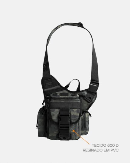 BOLSA DE OMBRO INVICTUS URBAN 2.0 - WARSKIN BLACK