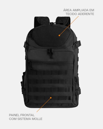 MOCHILA INVICTUS MISSION 2.0 - PRETO