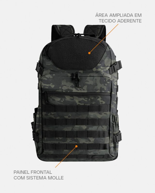 MOCHILA INVICTUS MISSION 2.0 - WARSKIN BLACK