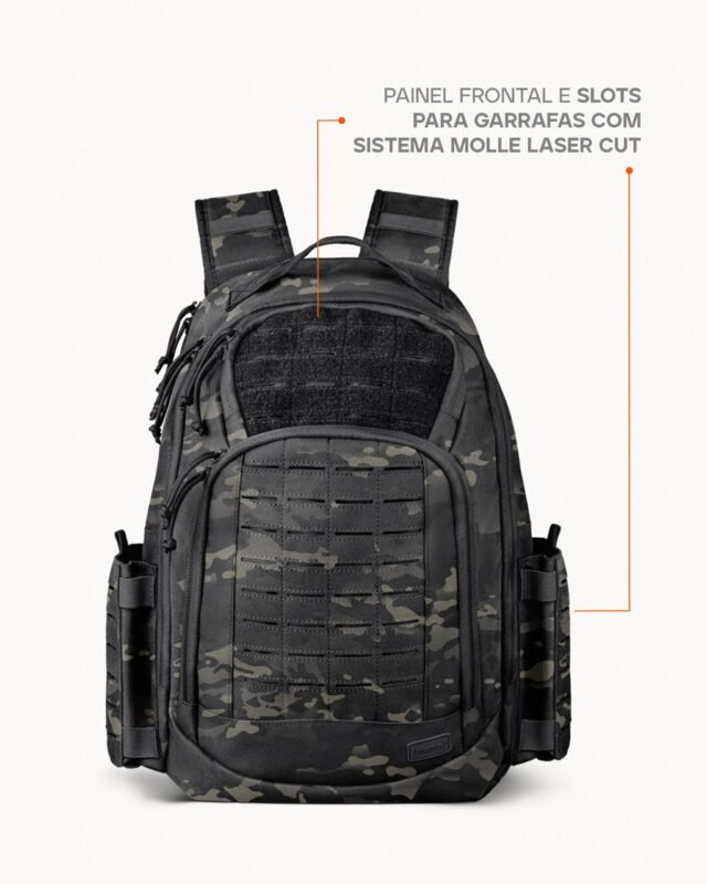 MOCHILA INVICTUS SEAL 2.0 - WARSKIN BLACK