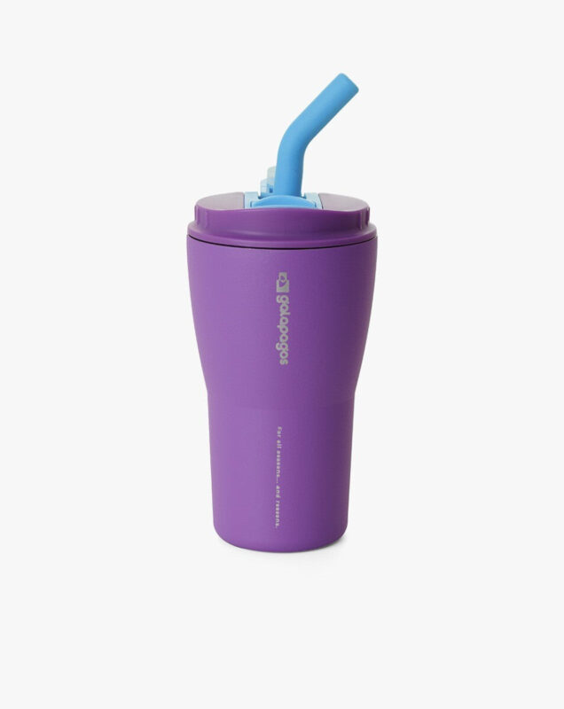 COPO TUMBLER GALAPAGOS HURRICANE ROXO E TURQUESA 413ML