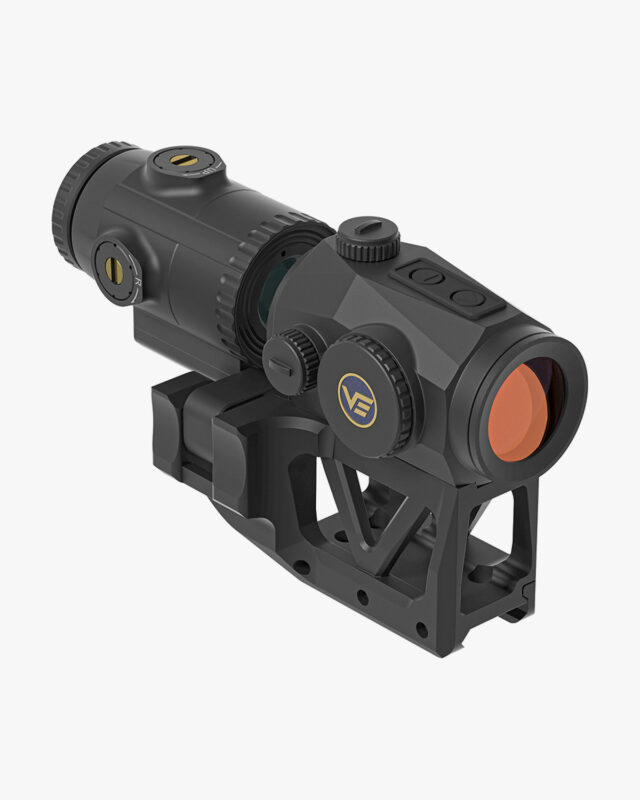 Kit red dot Scrapper 1x25 multirretículo com magnificador Paragon 3x - Vector Optics