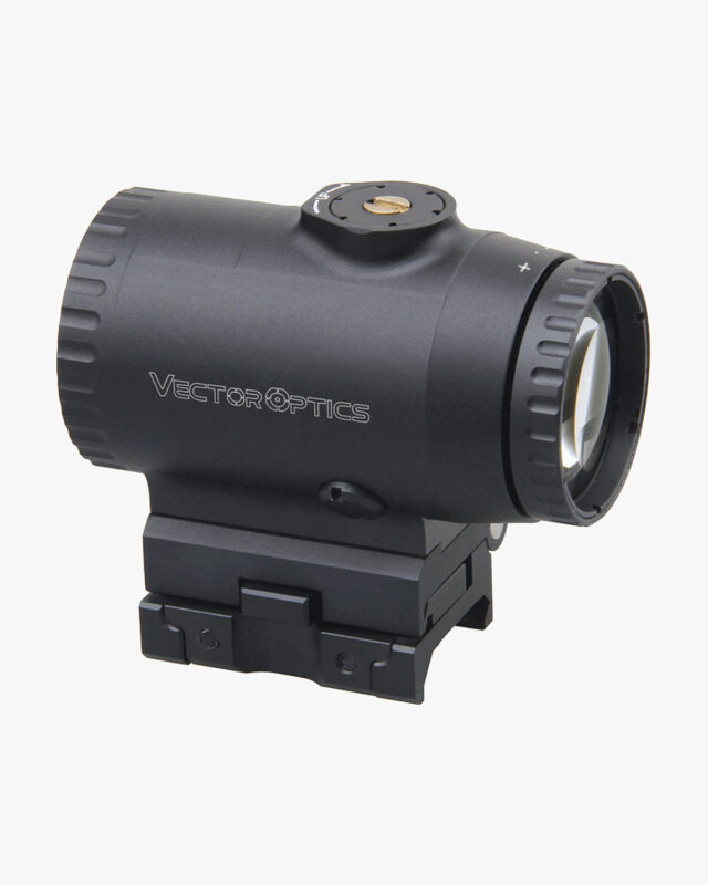 Magnificador Paragon 3x18 Mini com base basculante - Vector Optics