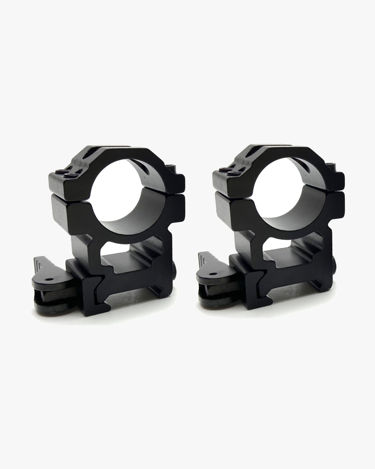 foto-16.jpg Anéis de engate rápido 25,4 mm perfil alto para Picatinny - Vector Optics