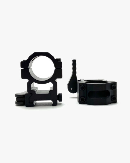 Anéis de engate rápido 25,4 mm perfil alto para Picatinny - Vector Optics