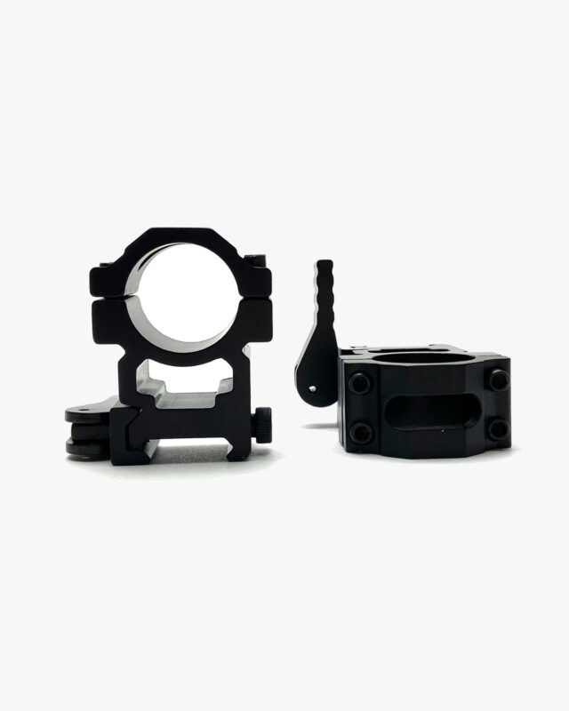 Anéis de engate rápido 25,4 mm perfil alto para Picatinny - Vector Optics