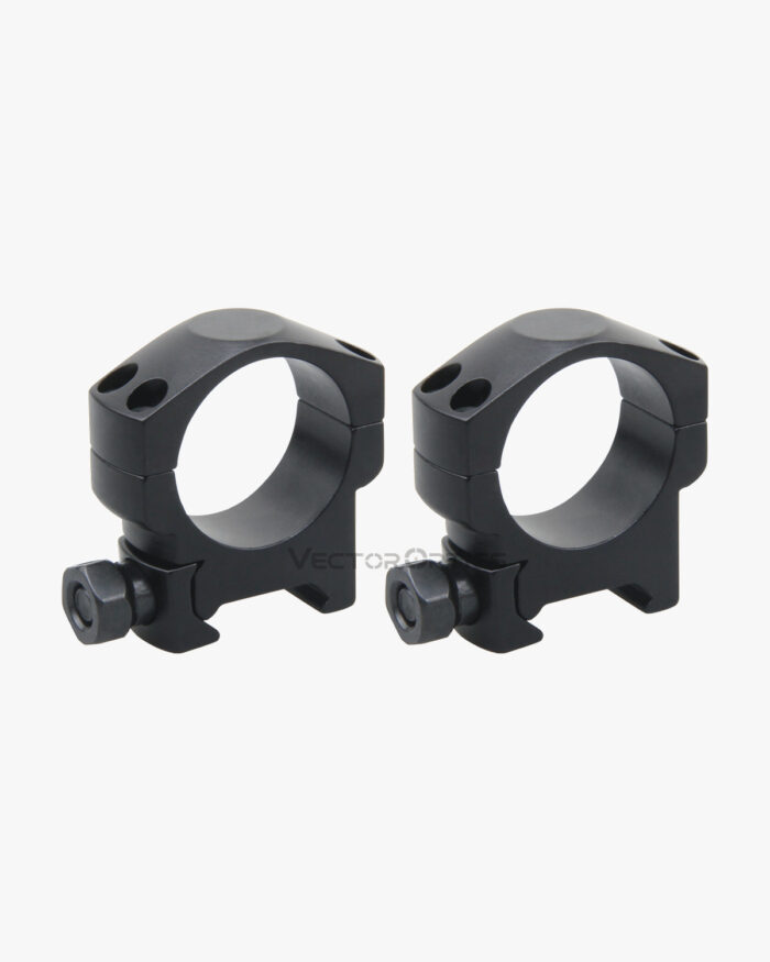 Anéis 30 mm perfil baixo para Picatinny e Weaver - Vector Optics