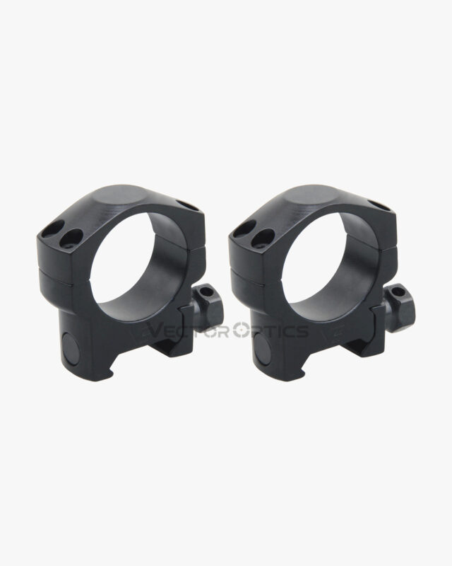 Anéis 30 mm perfil baixo para Picatinny e Weaver - Vector Optics