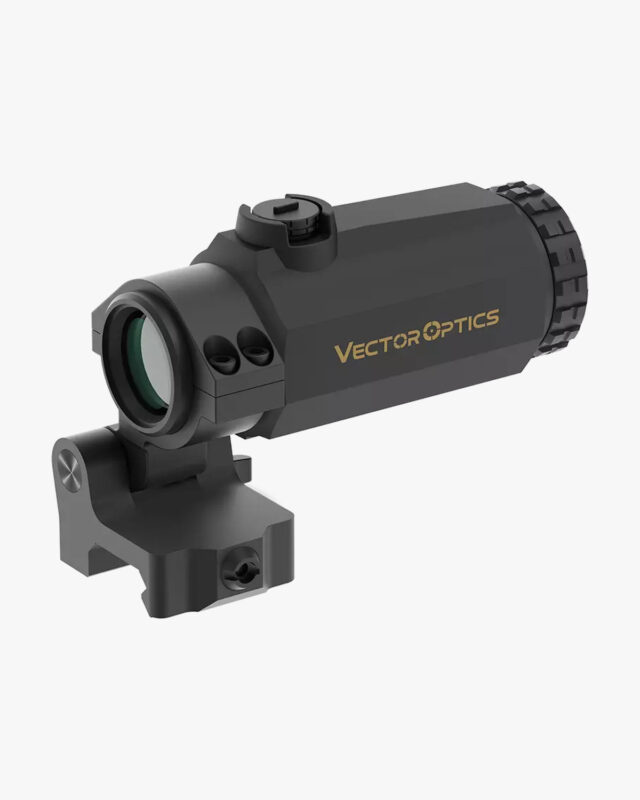 Magnificador Maverick-III 3x22 emborrachado com base basculante - Vector Optics