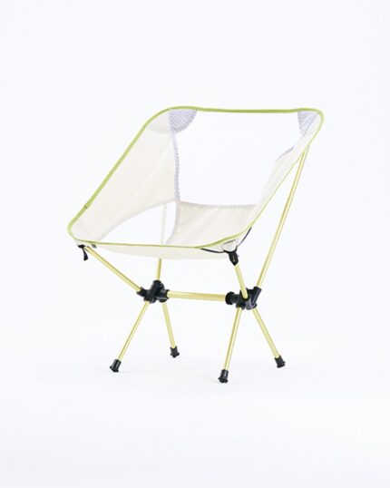 Cadeira Moon Chair Alumínio Picchu Ultraleve Marfim e Verde Limão Hawapi