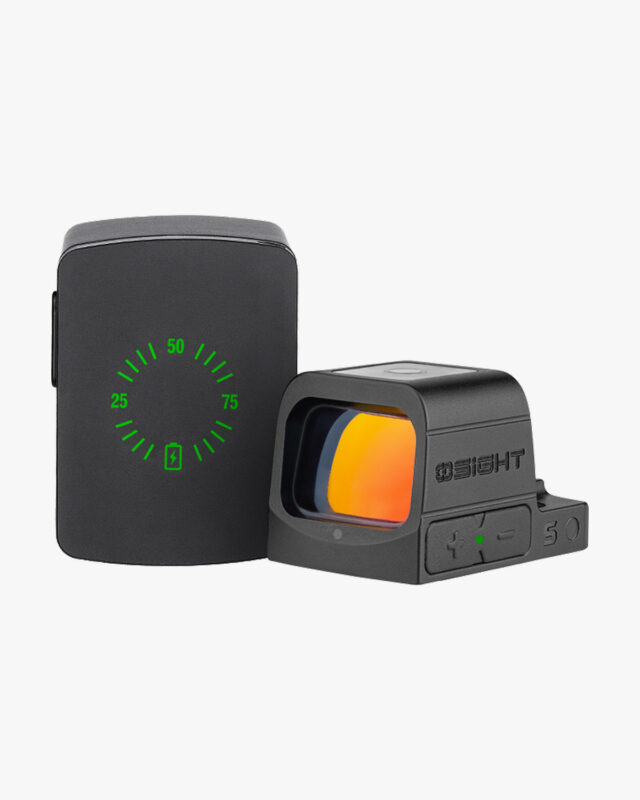 Red dot Osight S 2 MOA + círculo com tampa de recarga magnética padrão RMSc - Olight