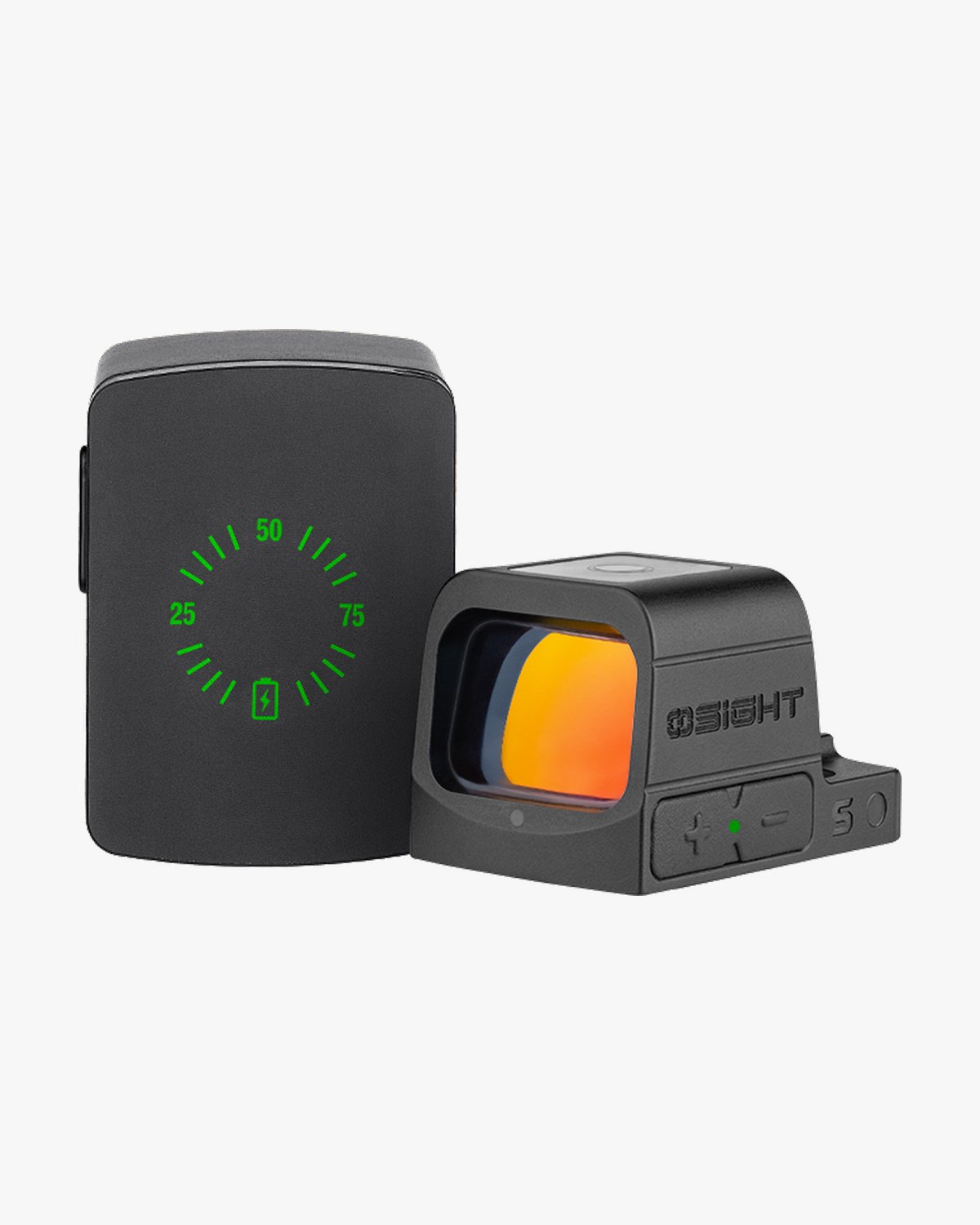 Red dot Osight S 2 MOA + círculo com tampa de recarga magnética padrão RMSc – Olight
