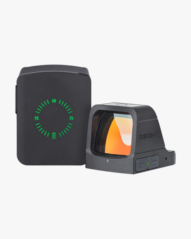 Red dot Osight X 3 MOA + círculo com tampa de recarga magnética padrão RMR - Olight