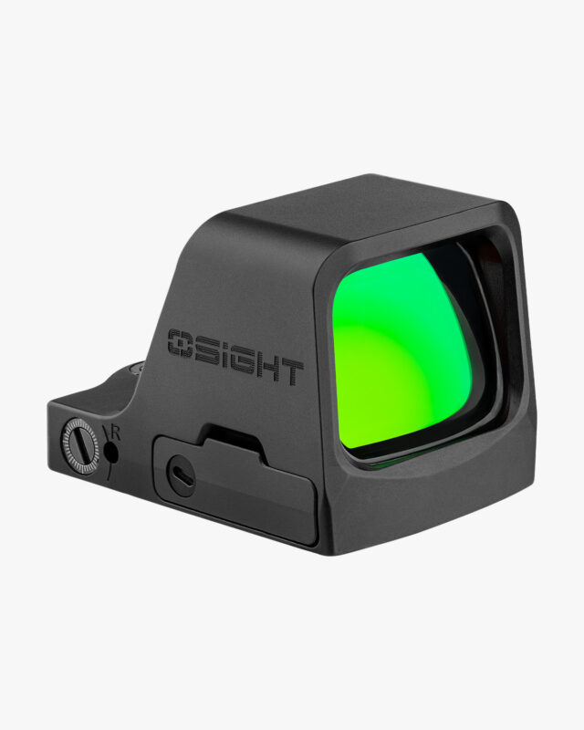 Red dot Osight C GN aberto ponto verde 3 MOA + círculo padrão RMR - Olight